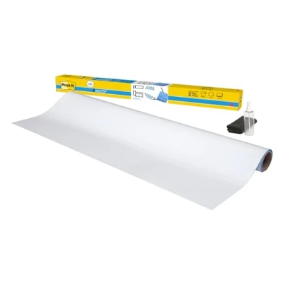 Image of Post it Easy Erase Whiteboard Roll EE3x2, White, 91.4 cm x 60.9 cm, 1 Roll/Pack