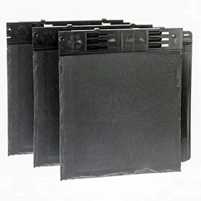 Image of Envirotile Plastic Slates/Roof Tiles/Roof Shingles Slate Effect Anthracite Grey 5 Tile Pack