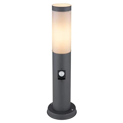 Image of Globo Boston pillar light, height 45 cm, with sensor