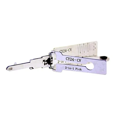 Image of TPM Go CY24 2 in 1 Pick,Car Key Reader,Lock Pick Decoder for Auto Locksmith Tools Car