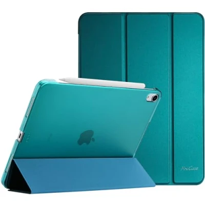 Image of ProCase Smart Case for iPad Air 11 inch M2 2024 6th /10.9 5th 2022/Air 4th 2020, Protective Cover 6 5 4 Generation Emerald