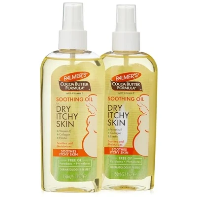 Image of Palmers Cocoa Butter Formula Soothing Oil for Dry, Itchy, Skin 150ml (Pack of 2)