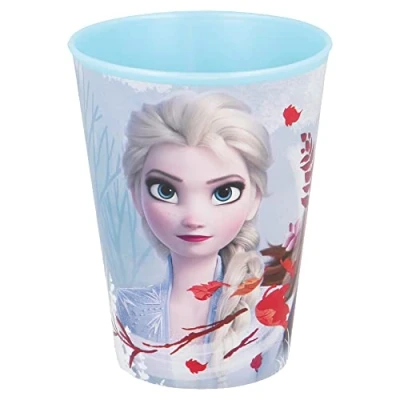 Image of Stor Easy Small Vaso 260 ML Frozen II Blue Forest, Multicoloured, 1 Unidad (Paquete de 1)