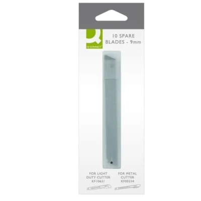 Image of Q Connect Light Duty 9mm Blades (10 Pack) KF14757