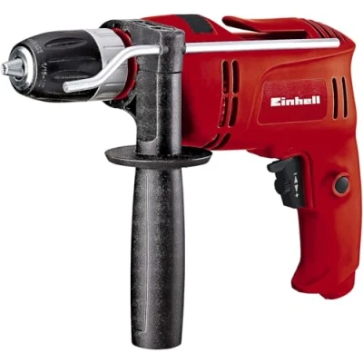Image of Einhell TC ID 650 E Impact Drill Hammer With Auxiliary Handle, Speed Control 650W Electric Percussion Drilling Function