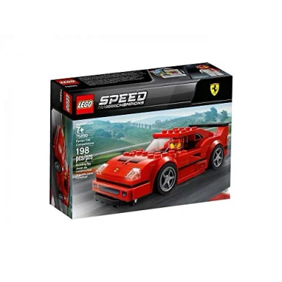 Image of LEGO Speed Champions Ferrari F40 Competizione 75890 Building Kit , New 2019 (198 Piece)