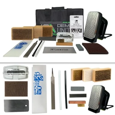 Image of Demon Complete Ski Tune Kit with Wax and Brush Snowboard Tuning