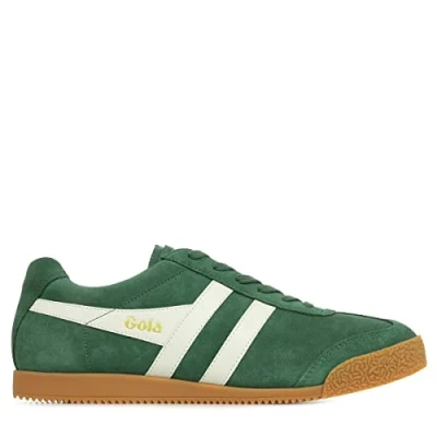 Image of Gola Men&#039;s Harrier Sneaker, Evergreen/Off White, 7 UK