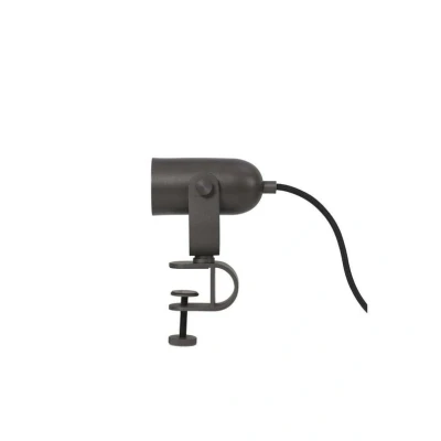 Image of ferm LIVING Ruuvi clip on light, black, iron, plug
