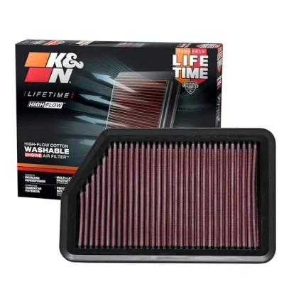Image of K&amp;N 33 2451 Replacement Air Filter,Heather Red