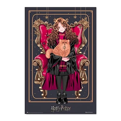 Image of Grupo Erik Harry Potter Poster Wizard Dynasty Hermione Granger 36 x 24 inches / 91.5 61 cm Shipped Rolled Up Cool Posters Art &amp; Prints Wall