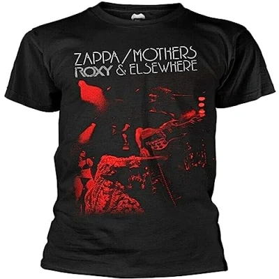 Image of kuwai Men&#039;s Frank Zappa &#039;Roxy &amp; Elsewhere&#039; (Black) T Shirt Size XXL