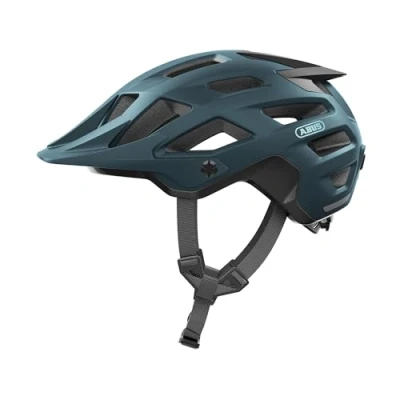 Image of ABUS Moventor 2.0 MTB helmet high comfort off road bike all mountain helmet, unisex blue, size S