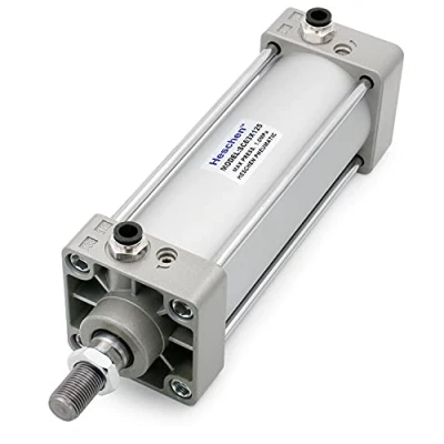Image of Heschen Pneumatic Standard Cylinder, SC 63 125, PT3/8 Port, 63mm Bore, 125mm Stroke, Double Acting