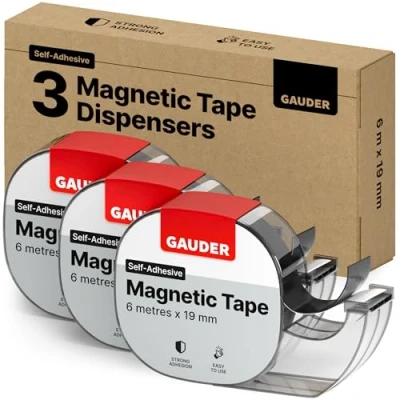 Image of GAUDER 3X Magnetic Tape Dispenser (19 mm x 6 m)