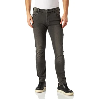 Image of Wrangler Men&#039;s Slim Fit Jeans, Great Grey, 33W / 32L