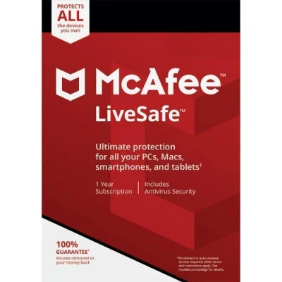 Image of McAfee LiveSafe Ultimate Protection for Unlimited Devices [Activation Code Only]