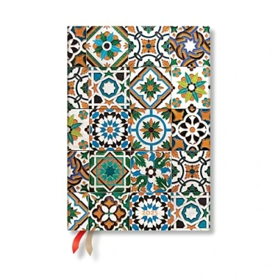 Image of Paperblanks 12 Month Calendar 2025 Postage Slim Horizontal Elastic Band Closure