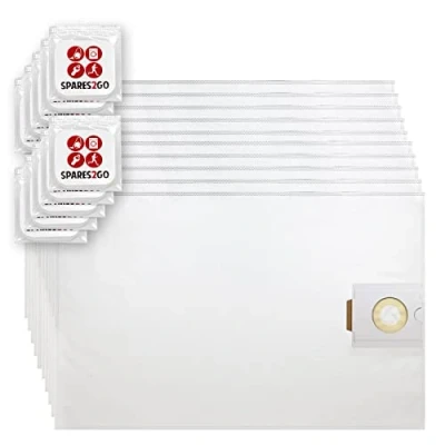 Image of SPARES2GO Bags compatible with Festool Dust Extractor Vacuum CT CTL CTM HEPA 26 Disposable x 10 + Fresheners