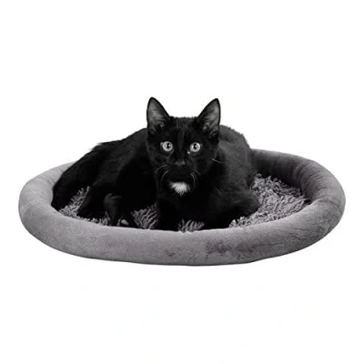 Image of Kerbl Cat Cushion with Mop Fabric 40 x 4 cm, Grey/Green