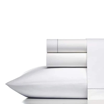Image of Vera Wang Perfect Percale Charcoal Sheet Set, Queen, Embroidery,USHSA01145851,4