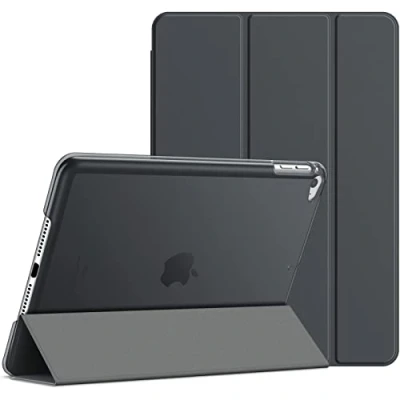 Image of JETech Case for iPad mini 4, Smart Cover with Auto Sleep/Wake (Dark Grey)