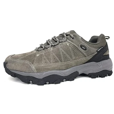 Image of Lico Unisex Fairfield Low Rise Hiking Boots, Gray Black Black, 6.5 UK