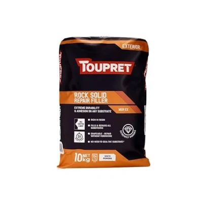 Image of TOUPRET Rock Solid Repair Filler (Mur Ex) 10 x 1kg bags in bag