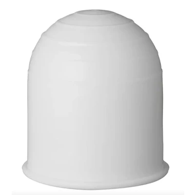 Image of blntackle76 Towing Hitch Cover, 50 mm Rubber/Plastic Protective Cap, Ball Head for Trailers, Cars, Trucks, RV (Cap White)