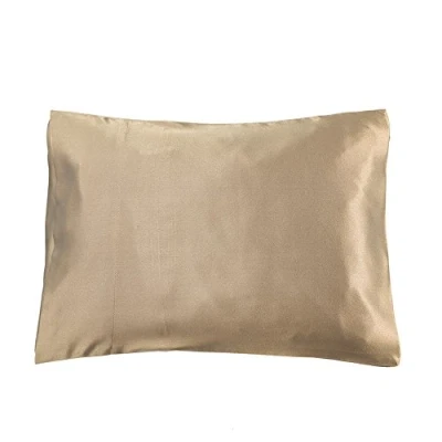 Image of LilySilk 100% Silk Pillowcase Baby Toddler Travel Size, Coffee, 14 x 20