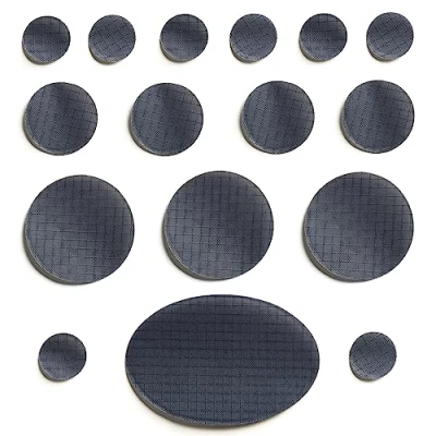 Image of PERFECT PATCH KIT Self Adhesive Down Jacket Repair Patches Waterproof, Tear Resistant, Pre Cut Nylon 16 Piece Set for Coats, Sleeping Bags, Tents, &amp; Outdoor Gear Dark Grey