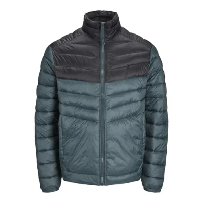 Image of Jack &amp; Jones Mens Puffer Jacket Forest Green Size Medium
