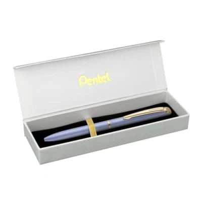 Image of Pentel EnerGel Philography Pastel Violet Barrel with Gift Box