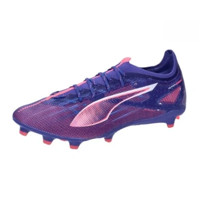 Image of Puma Ultra 5 PRO Moulded stud football boots, Men&#039;s, Size: 6, Lapis lazuli/white/sunset glow Textile/synthetics