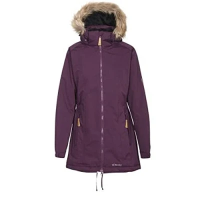 Image of Trespass Womens/Ladies Celebrity Insulated Longer Length Parka Jacket (XL) (Potent Purple)