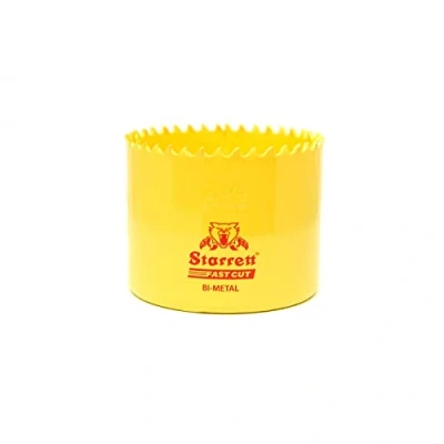 Image of Starrett HSS Bi Metal Hole Saw FCH0214 Fast Cut Extra Cobalt For Stainless Mild Sheet Wood Plastic Various Materials 57mm
