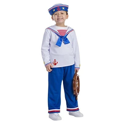 Image of Dress Up America Sailor Boy Costume Beautiful Set for Role Play