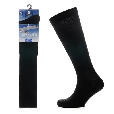 Image of KAV Socks for Men &amp; Women Ideal Flight Long Haul Flights, DVT Prevention, Travel Comfort, and Essential 5.5 7.5