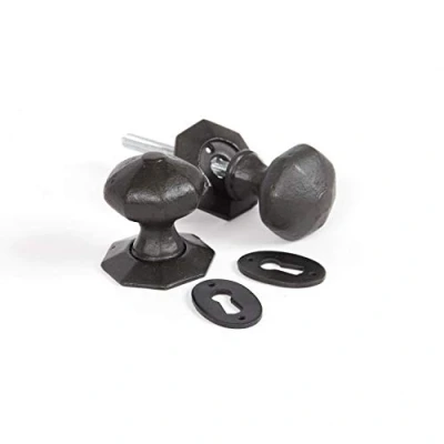 Image of From the Anvil Beeswax Octagonal Mortice/Rim Knob Set