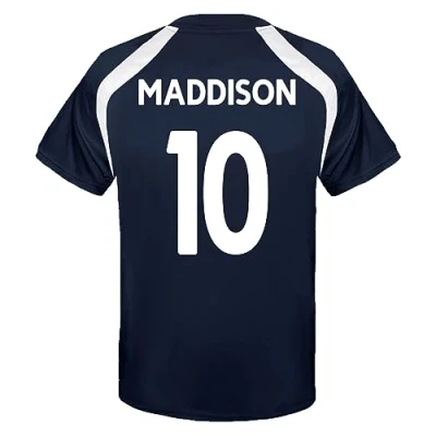 Image of Tottenham Hotspur FC Boys Maddison 10 Poly T Shirt Navy 11 Years