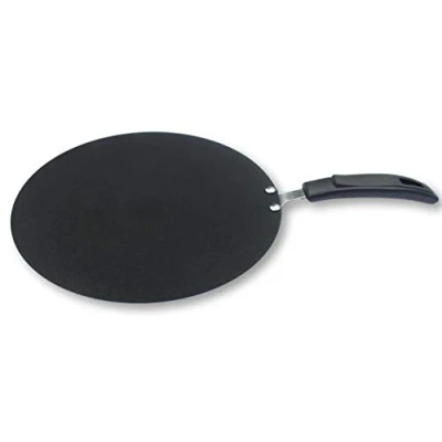 Image of Casa D&#039; Or Quality Non Stick Tawa Tava Pan with Teflon Coating Great for Pancake Crepe Roti Chapati Naan Dosa 30cm