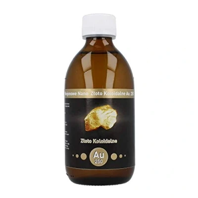 Image of Nonionic nano colloidal gold Au 250 300ml Vitacolloids