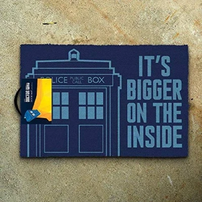 Image of Doctor Who GP85065 Tardis Doormat, Multi Colour, 40 x 60 cm