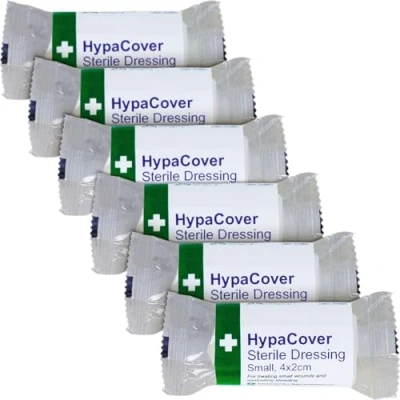 Image of Safety First Aid Group HypaCover Sterile Dressing Bandage Small 4 x 2cm (Pack of 6)
