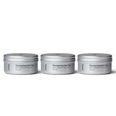 Image of Sons Thickening Hair Clay For Men, Caffeine &amp; Biotin Formulated Styling Pomade Growth Thickening, Leave In Conditioner Paste, Treatment Loss Thinning 3 Month Supply