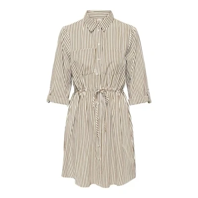 Image of ONLY Women&#039;s Onlsarah Ls Shirt Dress WVN Blouse, White, S