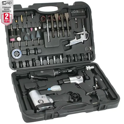 Image of SIP 73 Piece Air Tool KIT 07197 + 25 ft Line