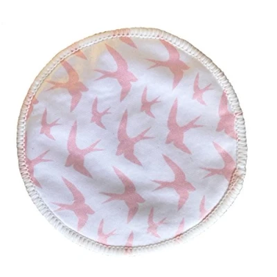 Image of Ana Wiz Washable Natural Bamboo Breast Pads (Pack of 12, Pink)