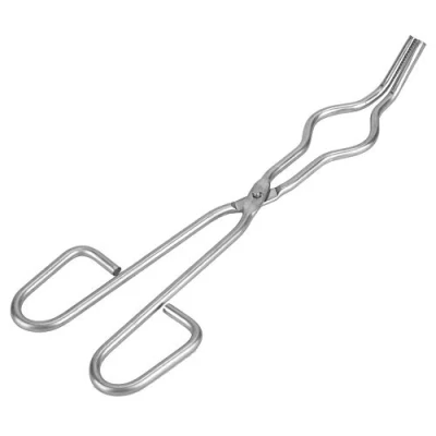 Image of Stainless Steel Crucible Tongs Professional Forceps Clamp Beaker Holder Pliers(250mm)