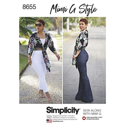 Image of Simplicity Sewing Pattern, Paper, White, Various Sizes